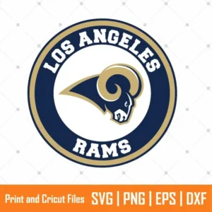 LA Rams Logo Sports SVG