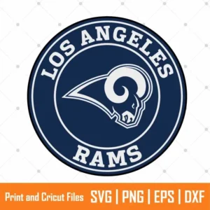 LA Rams Mascot Sports SVG