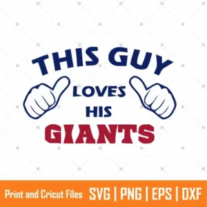 Love Giants Sports SVG
