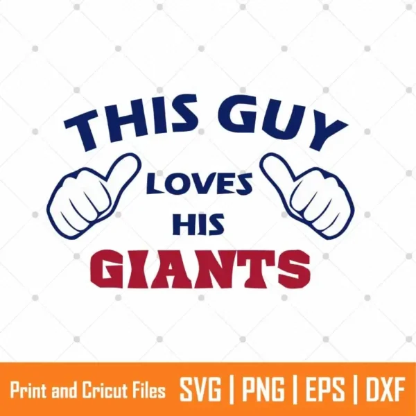 Love Giants Sports SVG