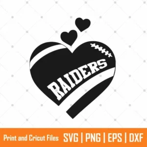 Love Oakland Raiders Sports SVG