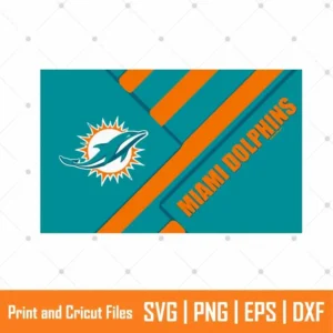 Miami Dolphins Flag Sports SVG