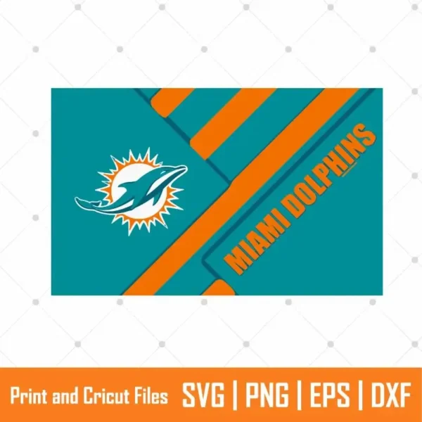 Miami Dolphins Flag Sports SVG