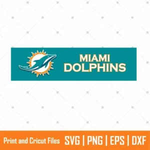 Miami Dolphins Sign Sports SVG