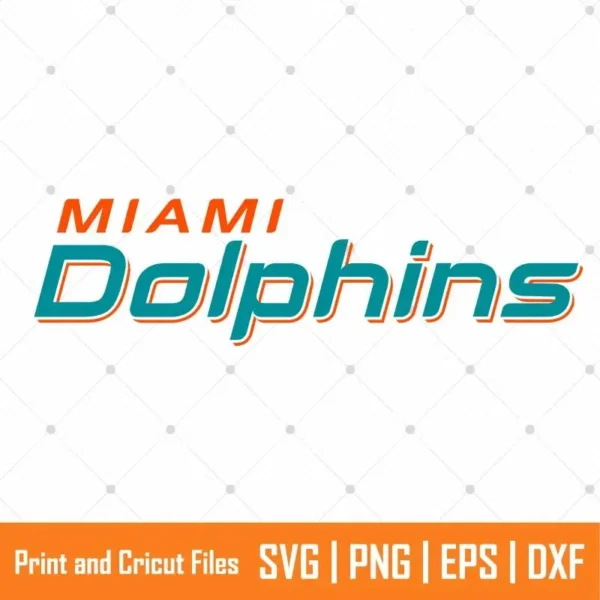NFL Miami Dolphins Logo Sports SVG