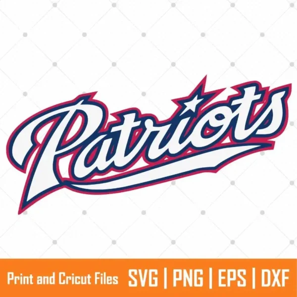 New England NFL Fonts Sports SVG