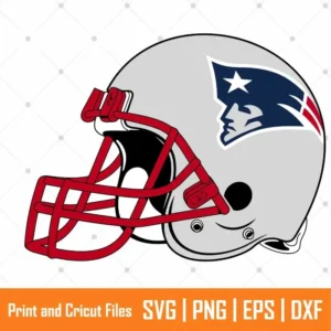 New England NFL Helmet Sports SVG