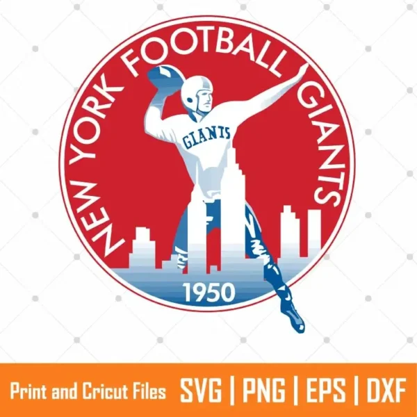 New York Football Giants Sports SVG