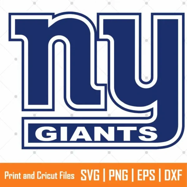 New York Giants Fonts Sports SVG