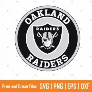 Oakland Raiders Monogram Sports SVG
