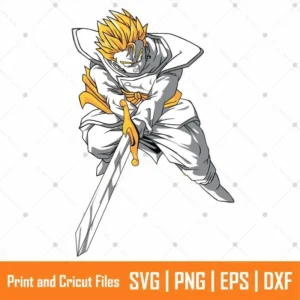 Old Kai DBZ Anime SVG
