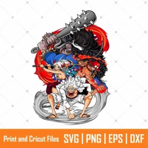 One Piece Luffy Anime SVG