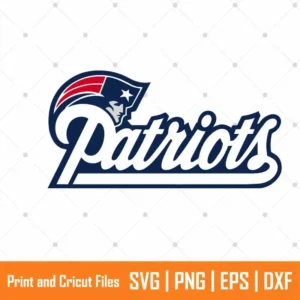 Patriots Font Logo Sports SVG