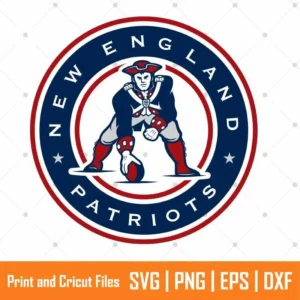 Patriots Mascot Sports SVG