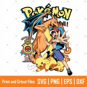 Pokemon League Anime SVG