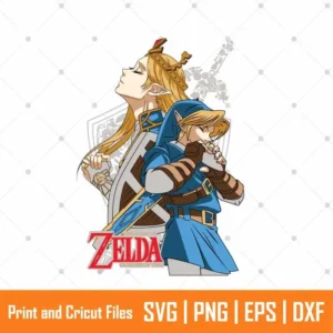 Princess Zelda Anime SVG
