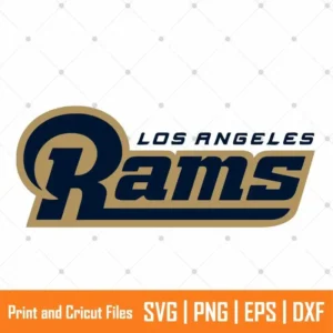Rams Font Logo Sports SVG