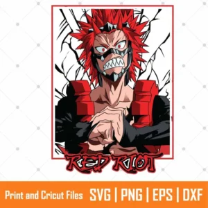 Red Riot Anime SVG