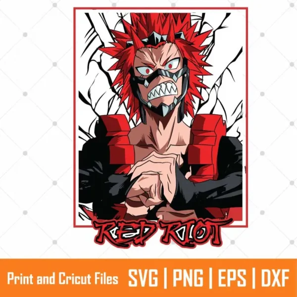 Red Riot Anime SVG