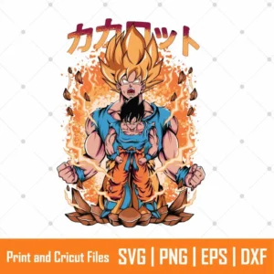 SS Kakarot Anime SVG