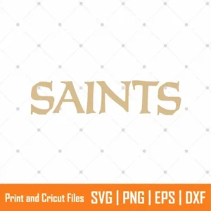 Saints Fonts Sports SVG