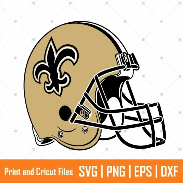 Saints Helmet Sports SVG