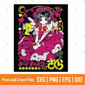 Sakura Kinomoto Anime SVG