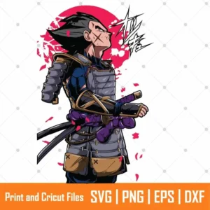 Samurai Vegeta Anime SVG