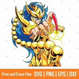 Scorpio Milo Anime SVG
