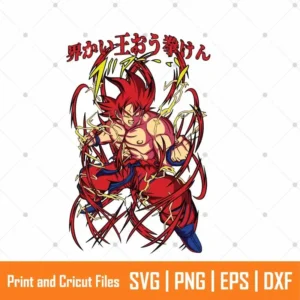 Super Kaioken Anime SVG