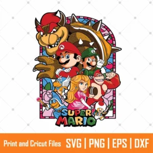 Super Mario Characters SVG