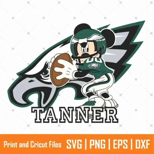 Tanner Philly Eagles Sports SVG