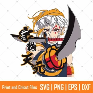 Tengen Uzui Anime SVG