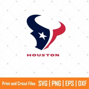 Texans Bull Logo Sports SVG