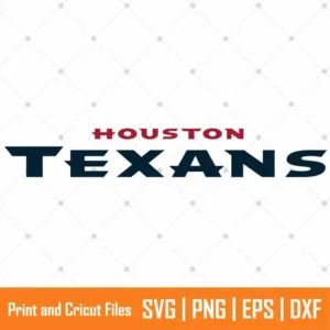 Texans Font Logo Sports SVG