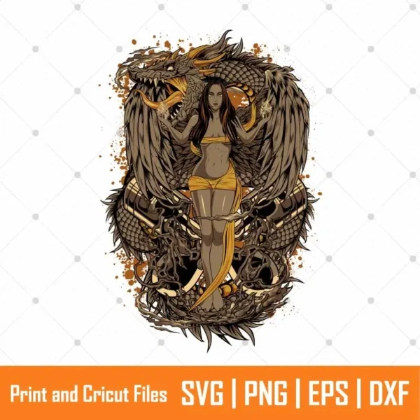 The Fallen Angel Anime SVG