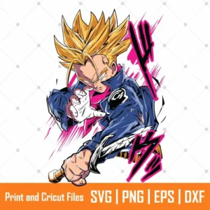Trunks Dragon Ball Anime SVG