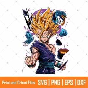 Ultimate Son Gohan Anime SVG