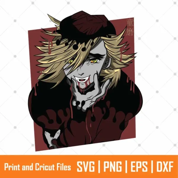 Upper Moon Two Anime SVG