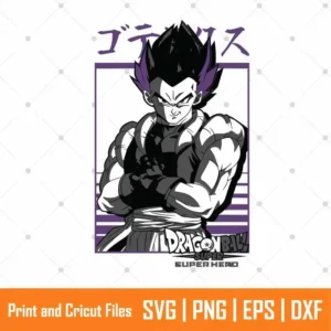 Vegeta SS Hero Anime SVG