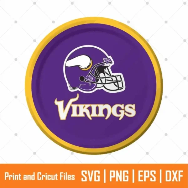 Vikings Helmet Sports SVG