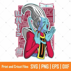 Whis DBZ Anime SVG