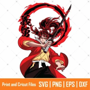 Yoriichi Slayer Anime SVG