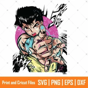 Yusuke Urameshi Anime SVG