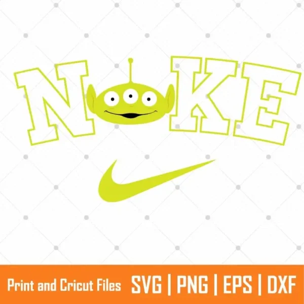 Alien Head Cartoon SVG