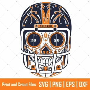 Bears Sugar Skull Sports SVG