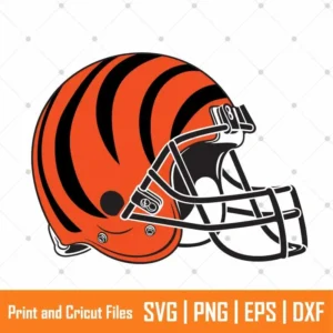 Bengals Helmet Sports SVG