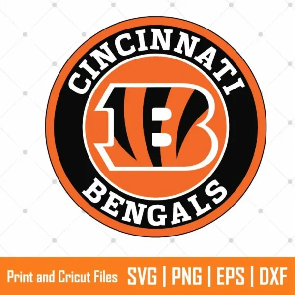 Bengals Monogram Sports SVG