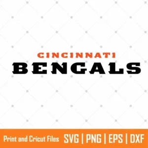 Bengals NFL Fonts Sports SVG
