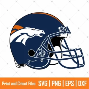 Broncos Helmet Sports SVG